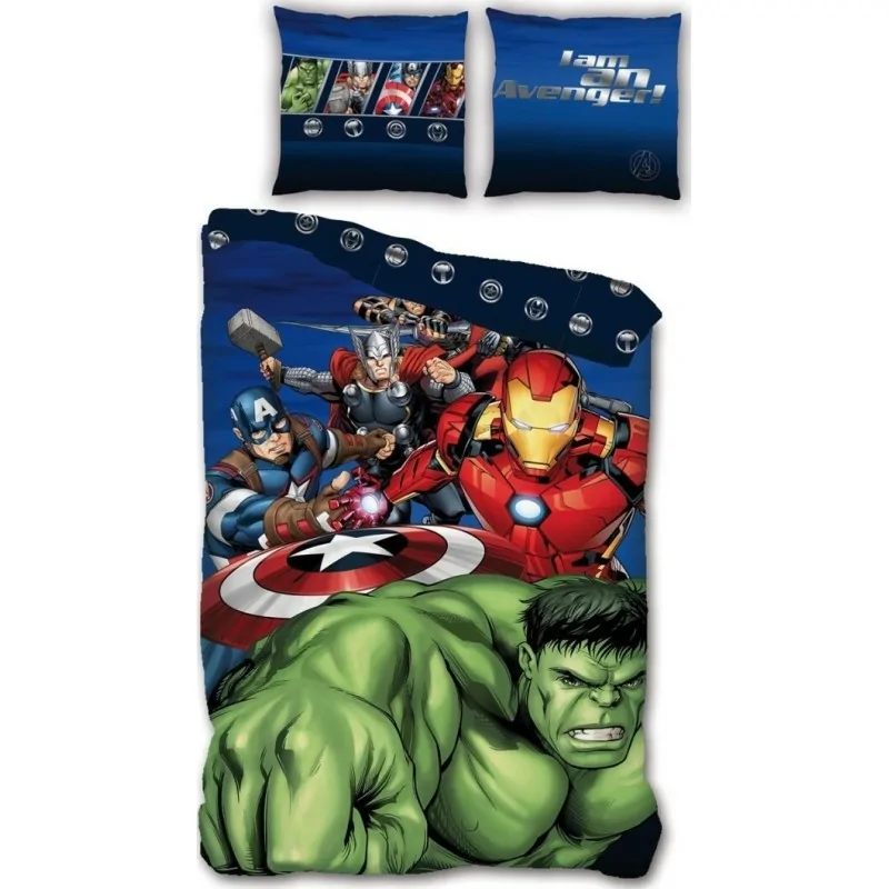 Housse de couette Avengers MARVEL - 1 personne Housse de couette Avengers MARVEL - 1 personne