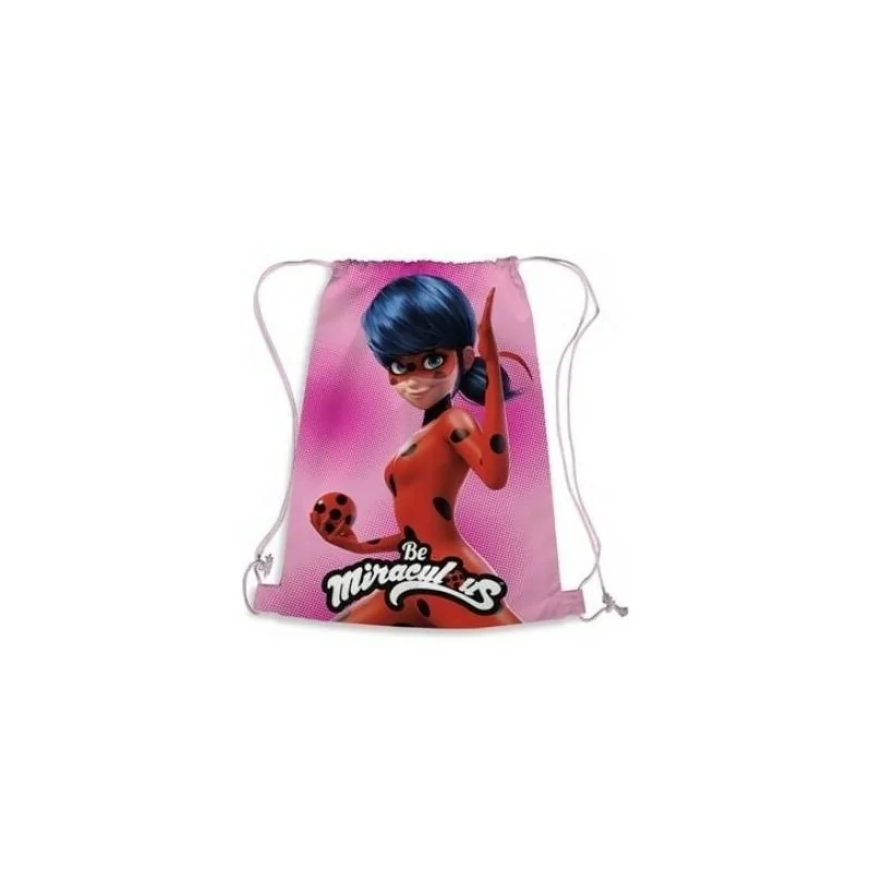 Drap de plage ou drap de bain Miraculous - LadyBug avec sac de Piscine Drap de plage ou drap de bain Miraculous - LadyBug avec sac de Piscine