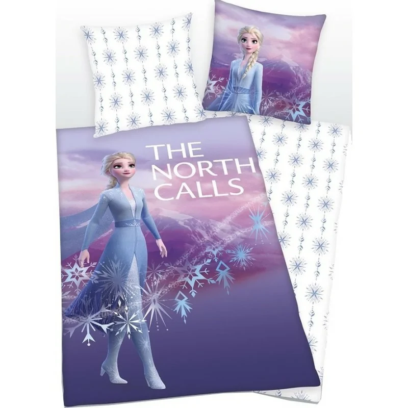 Housse de couette frozen 2  disney avec Taie d'oreiller