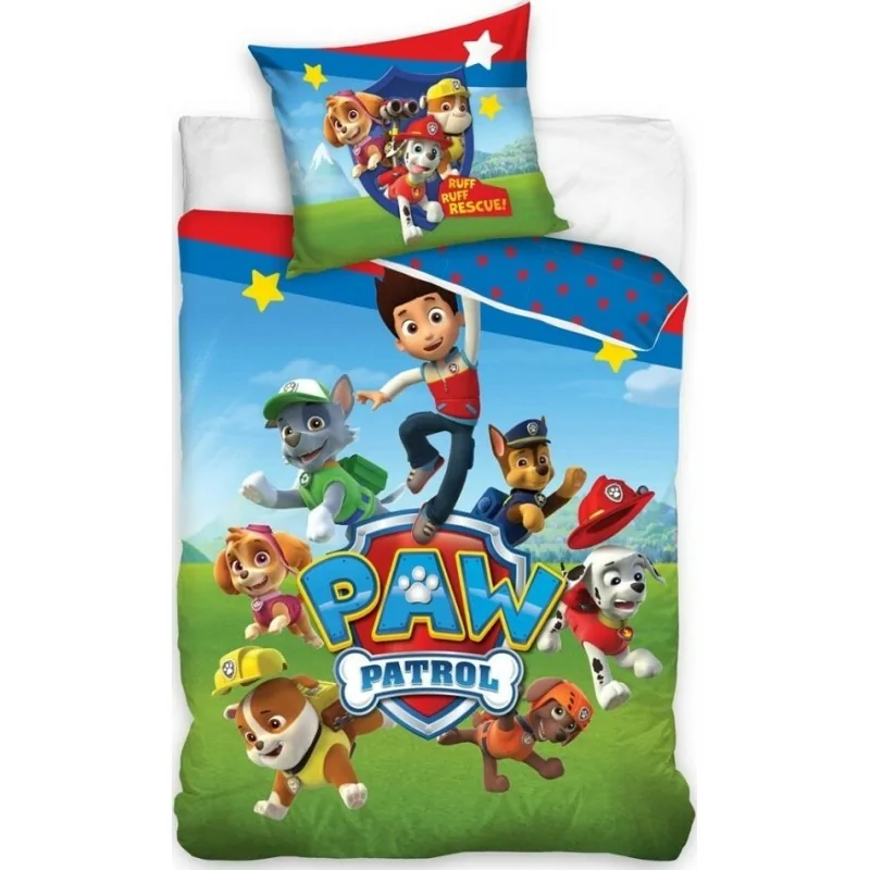 Parure De Lit Paw Patrol Avec Taie D Oreiller