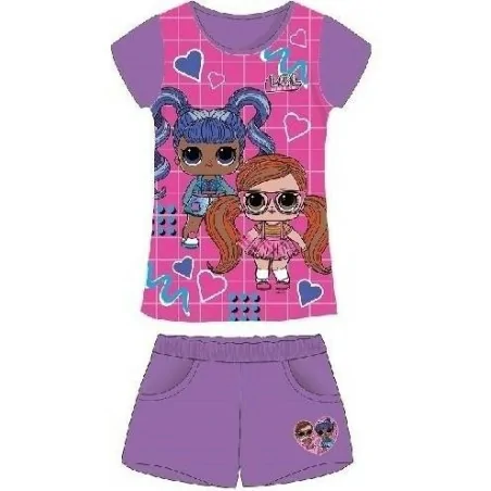 Ensemble T-Shirt Débardeur Avec Short Lol Surprise