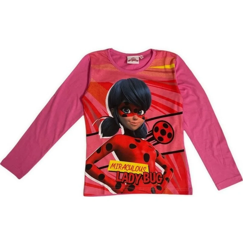 T-Shirt Manches Longues Miraculous - LadyBug T-Shirt Manches Longues Miraculous - LadyBug