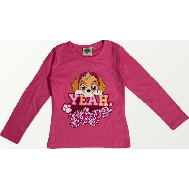 Tee shirt manches langues paw patrol for girls Tee shirt manches langues paw patrol for girls
