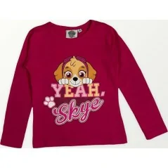 Tee shirt manches langues paw patrol  fille