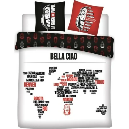 Housse de couette Bella Ciao - la casa de papel - 2 Personnes
