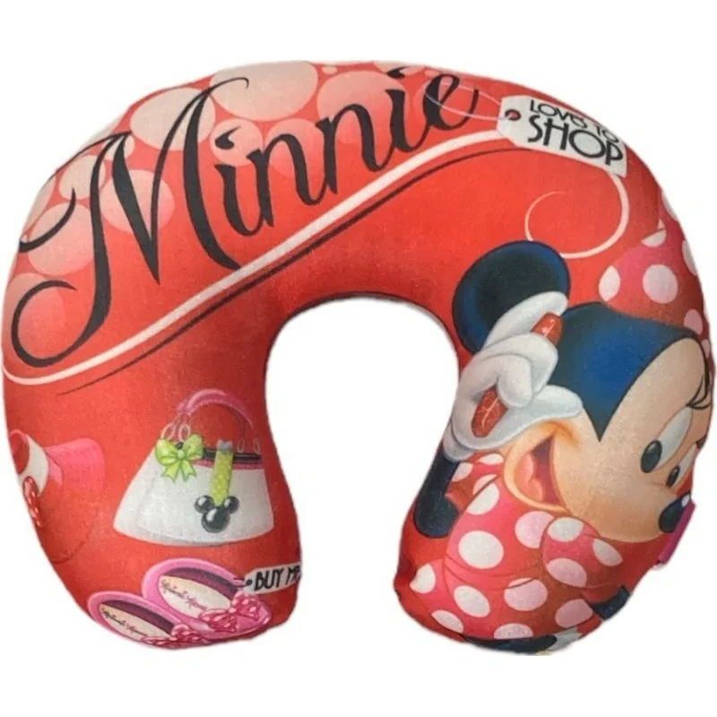 Coussin De Nuque Minnie Repose Tête Cou U Oreiller De Voyage