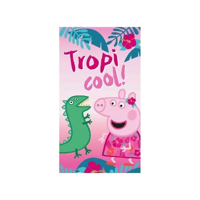 Drap de plage ou Serviette de bain Peppa Pig