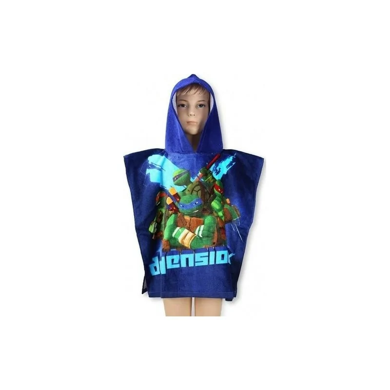 Poncho de Bain à Capuche Les Tortues ninja