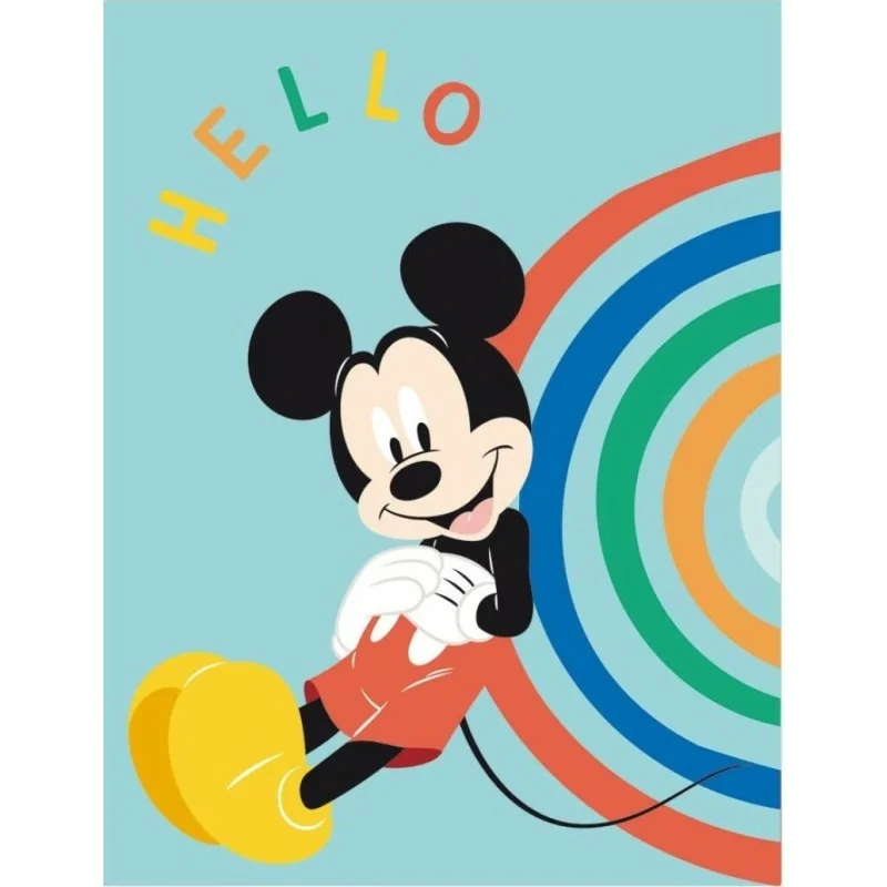 Plaid Polaire Mickey Plaid Polaire Mickey
