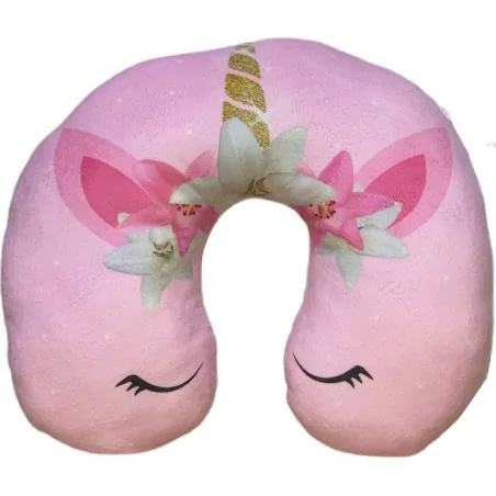 Coussin de Nuque Licorne Repose Tête Cou U Oreiller de Voyage
