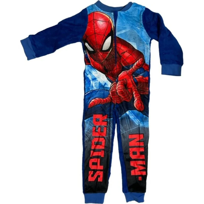 Pyjama combinaison Spider-Man en coral Pyjama combinaison Spider-Man en coral